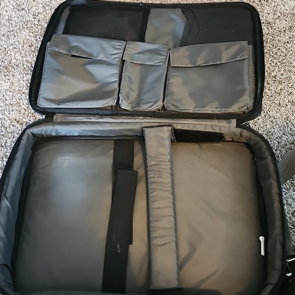 Targus Black and Gray Laptop Bag with Modern Design